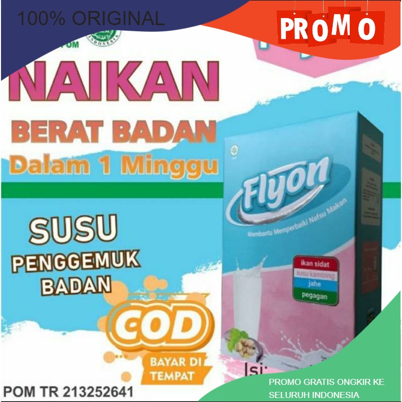 

Susu Flyon - Susu Penambah Berat Badan Susu Penggemuk Badan Vitamin Ampuh Berat Badan