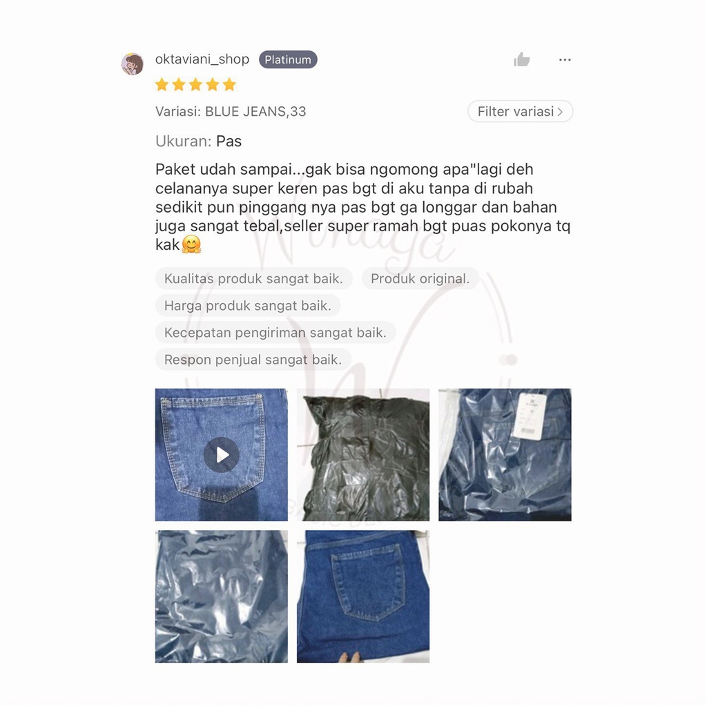 WINAGA- HighWaist Boyfriend Jumbo Jeans | Celana Panjang Jeans | Boyfriend Jeans Wanita | Basic Jeans Denim