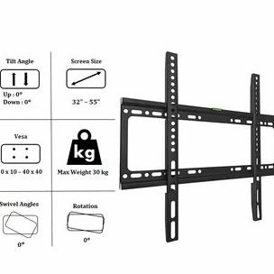 Bracket TV 55 inch flexible Braket Breket 50" 49" 43" Termurah