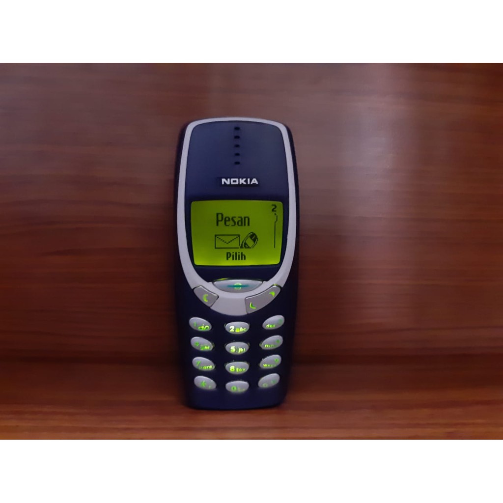 Hp Jadul Nokia 3310 Original Biru Mulus Siap Pakai Not 3315 Or 3350 Or 3330 Or 3210