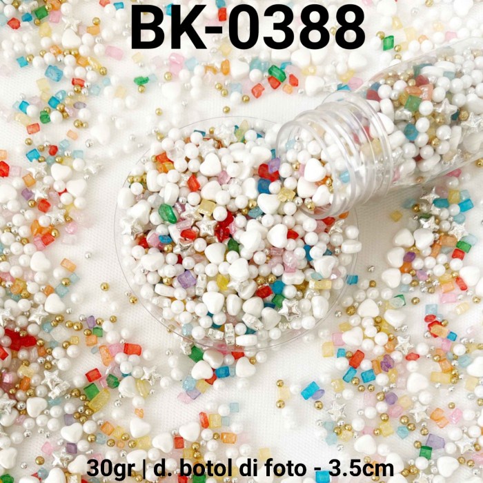 

BK-0388 SPRINKLE SPRINKLE SPRINKEL 30GR PUTIH BATU PERMATA BINTANG HEMAT