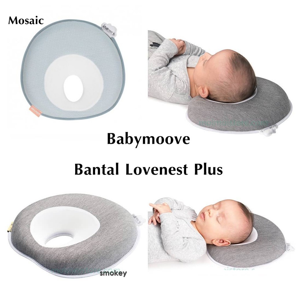 Babymoov Lovenest dan lovenest plus Bantal Bayi Anti Peyang Bahan Lembut Premium Original By Lidyamomnbaby