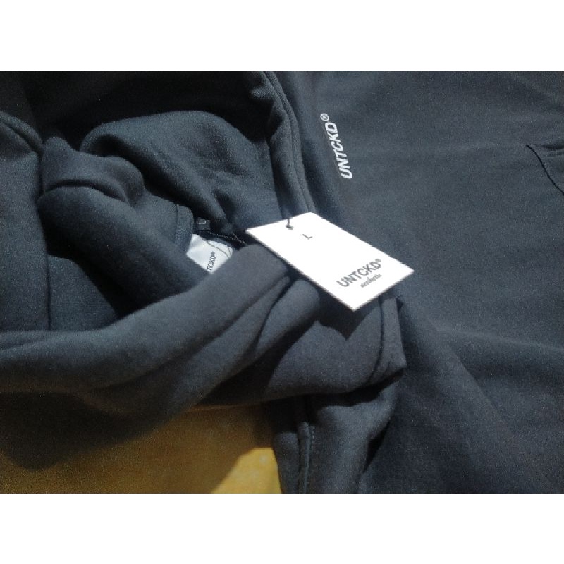 UNTCKD Hoodie Flare (Size L) - Dark Grey (Salah pilih uk)