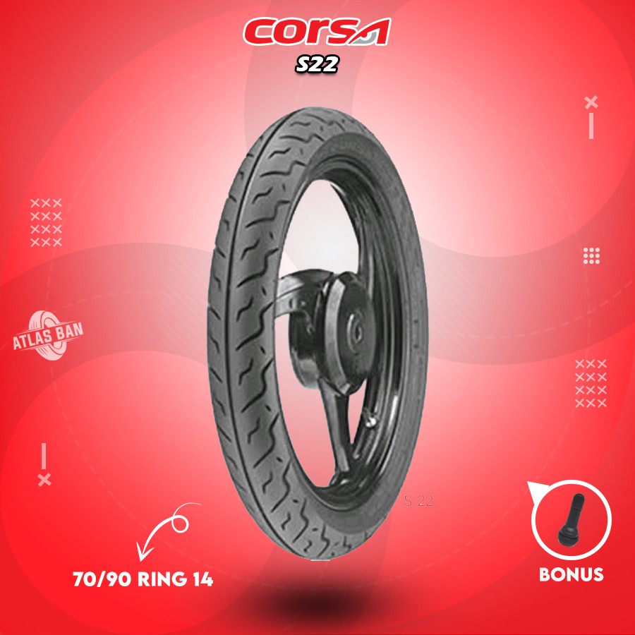 Ban Tubles Motor Matic CORSA S22 70/90 Ring 14 Tubles