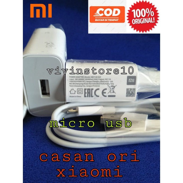 casan xiaomi 9c 9A 8 8A ori Charger Xiaomi Original 100% Ori casan Redmi Xiaomi Charger Xiaomi Origi