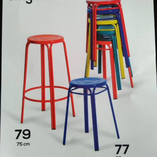 Kursi Baso Besi kursi bar kursi bulat kursi tinggi 75cm Kursi Baso Besi kursi bar kursi bulat kursi tinggi 75cm