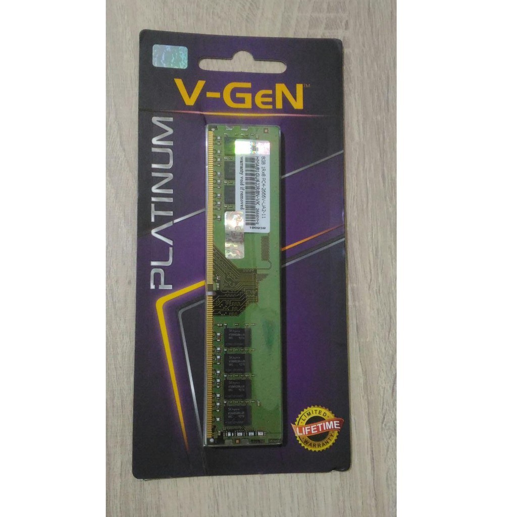 DDR4 8GB 21300/2666MHz V-GeN LONGDIM PLATINUM