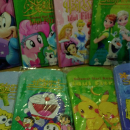 

Angpao/ amplop uang lebaran/ angpao karakter motif anak idul fitri murah termurah hari raya