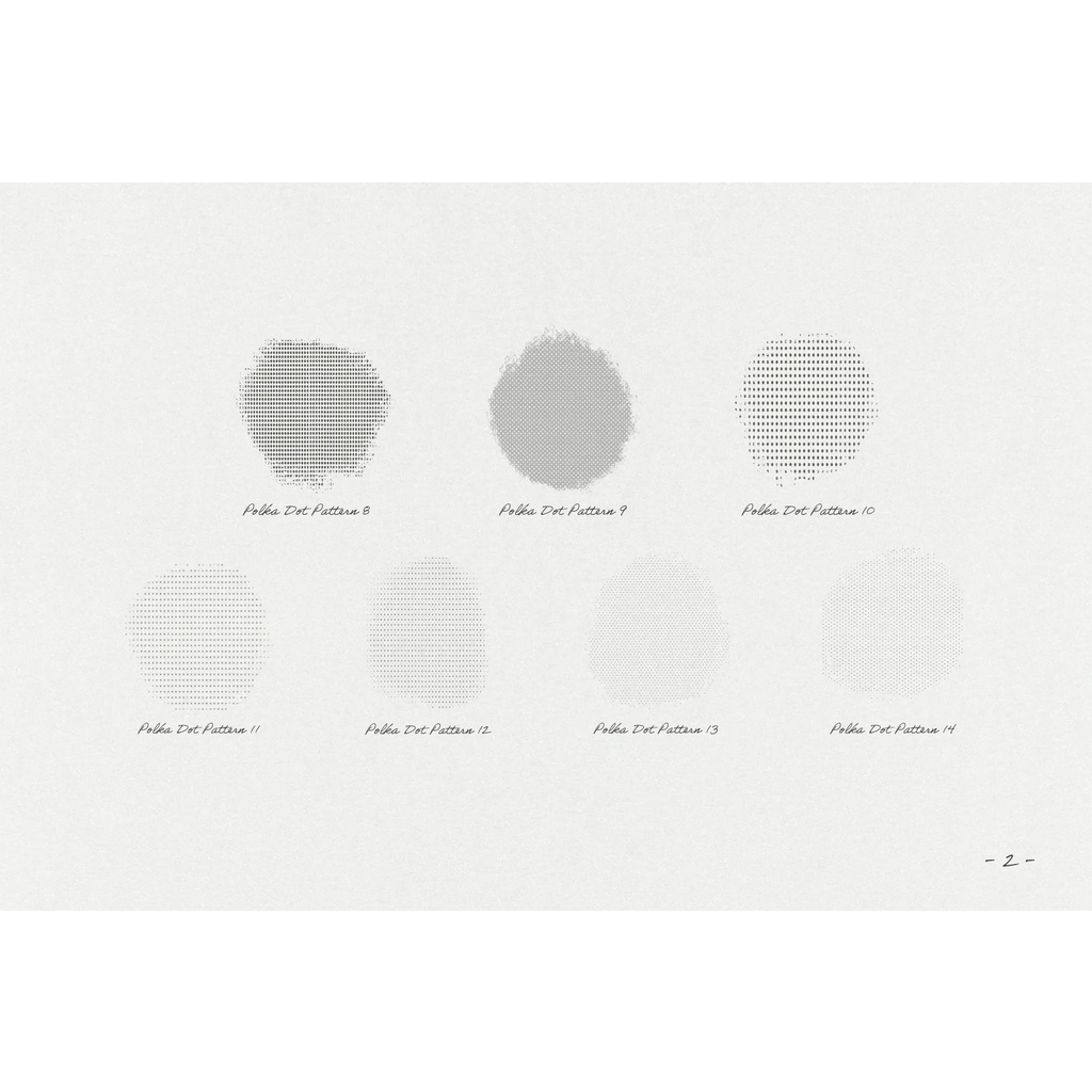 Procreate Brush - Polka Dot Pattern Procreate Brushes