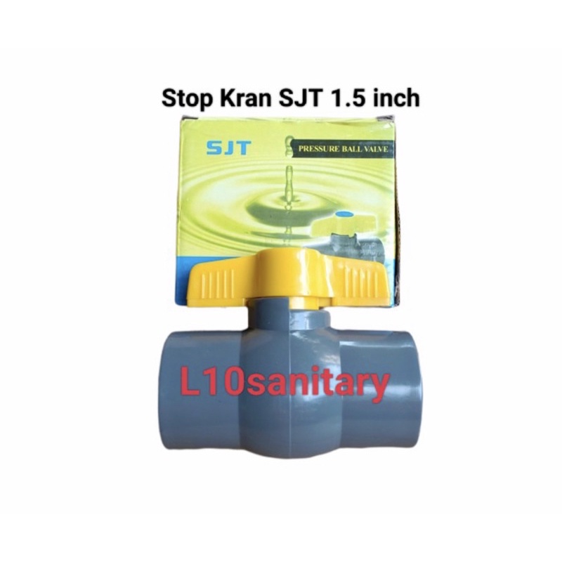 Ballvalve PVC 11/2” 11/4” Inch / Stop Kran Ball Valve PVC Plastik Murah 1.5” 1.25”