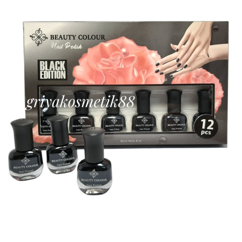 KUTEK BEAUTY COLOUR HITAM BPOM ISI 12 PCS