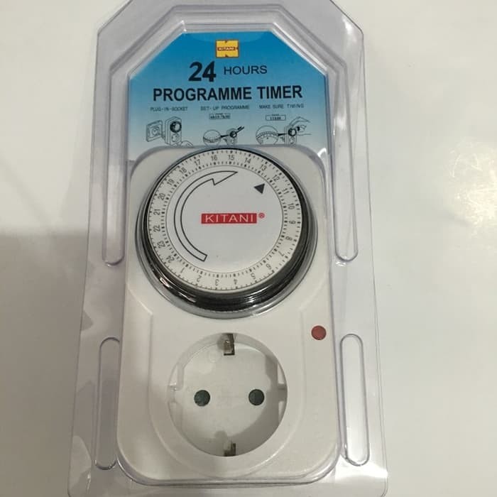 Timer Manual Stop Kontak Mechanic 24 Jam Programme Timer