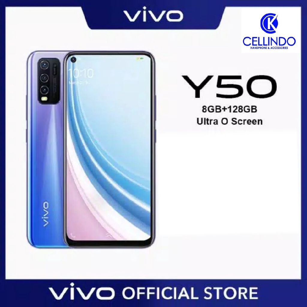 VIVO Y50 8/128GB GARANSI RESMI 1 TAHUN | Shopee Indonesia