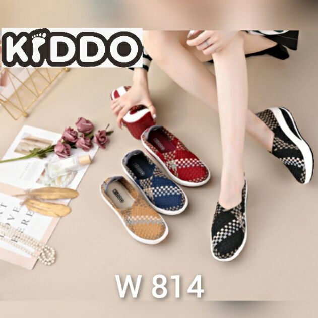 Sepatu Rajut KIDDO W814 WEDGES ORIGINAL