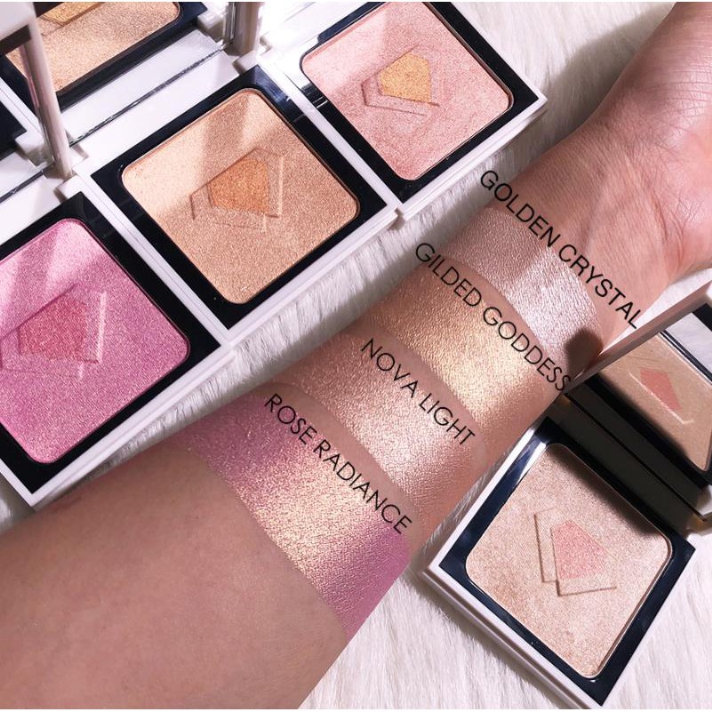 Termurah FOCALLURE Face Highlighter Palette/ Brighten Face Makeup Illuminator Palette Terlaris