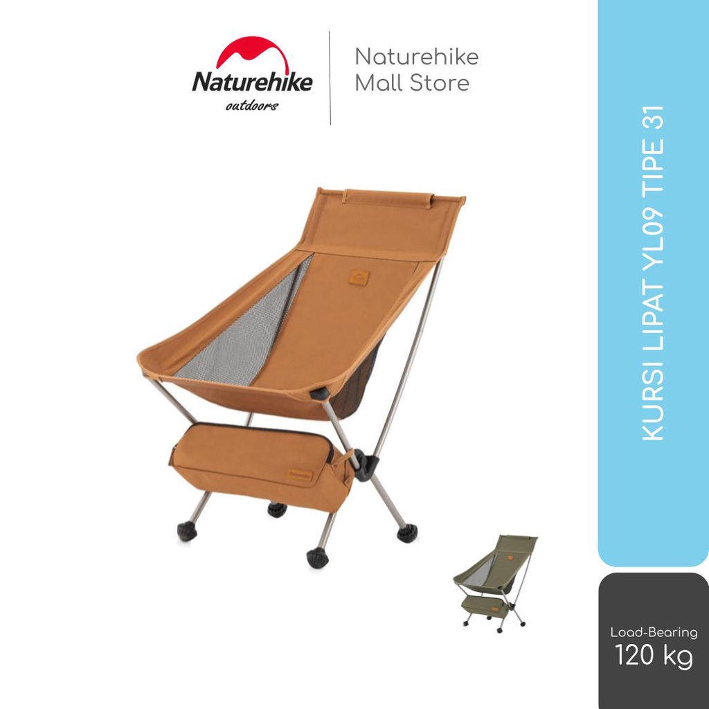 KURSI LIPAT YL09 NATUREHIKE NH20JJ035 TIPE 31 CAMPING PORTABLE OUTDOOR