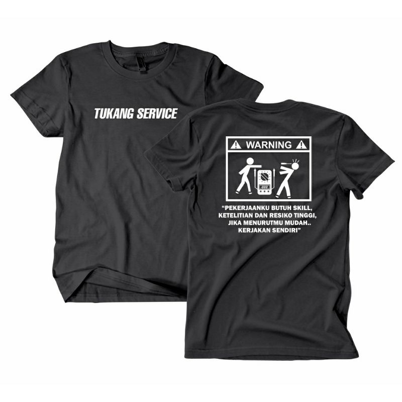 Kaos Pria Tukang service smartphone ~ Android Developer - Kaos Distro murah