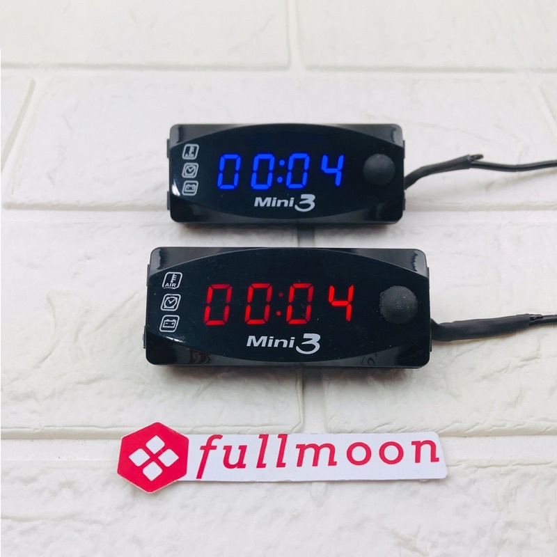 voltmeter aki 3 in 1 digital jam temperatur suhu
