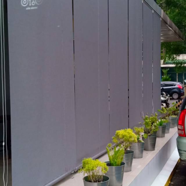 Tirai Gulung Outdoor/Suntex Blinds