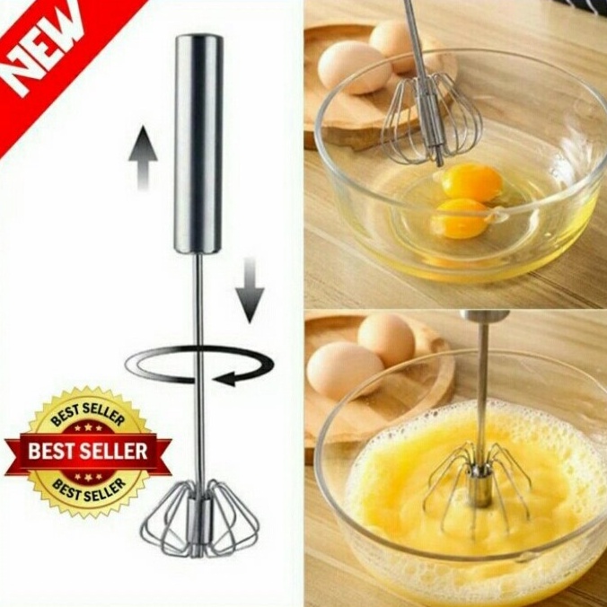 Jual Mixer Tangan Manual Otomatis Pengocok Adonan Telur Kue Minuman Shopee Indonesia