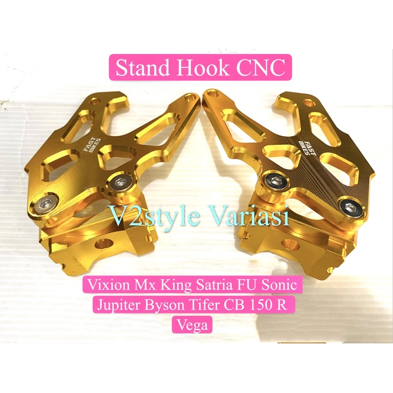 Stand Hook Anting Setelan Rantai Fast Bikes Vixion Old New Nvl King Satria FU Sonic Jupiter CB 150 R