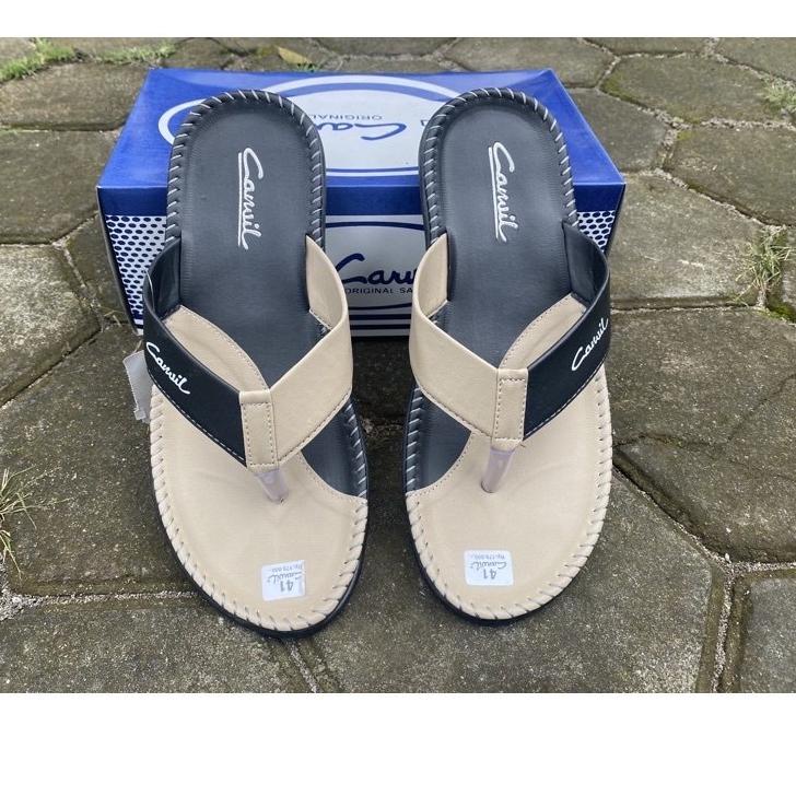 [WI1295] Sandal Jepit Pria CARVIL  Sandal Casual Pria Jahit  MJT2