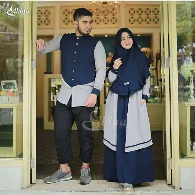 *Ready*Hagia set couple set syari+ Baju koko