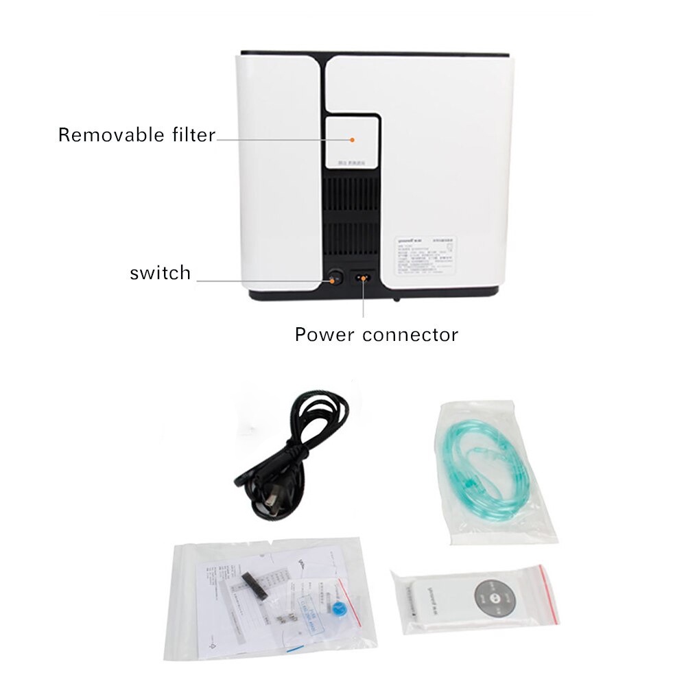 Yuwell Mesin Oxygen Concentrator Inhalation Generator Machine - YU300 - White