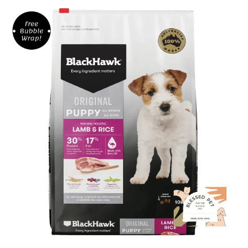 BLACKHAWK Dog Food Dry Adult / BLACK HAWK Puppy LAMB & RICE 10KG