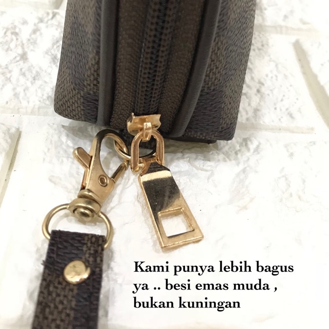 DOMPET ELVI MURAH WANITA 01 DOMPET OVAL KOIN DAN UANG KERTAS hp KW