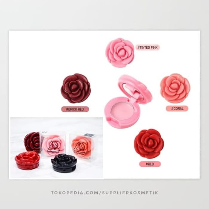 dijual murah [ BENTUK MAWAR ] 3CE LIPSTIK / 3 CE POT FLOWER LIPSTICK / LIPSTICK BUN promo