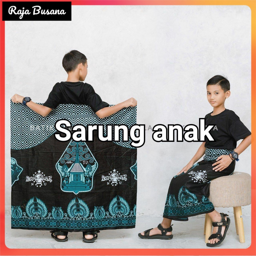 SARUNG BATIK ANAK MOTIF GUNUNGAN SARUNG MURAH BISA BAYAR DITEMPAT/COD