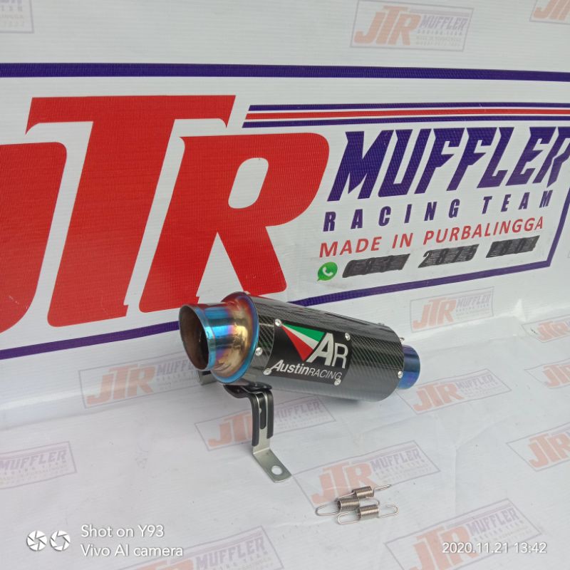 SILINCER KNALPOT AUSTIN RACING CARBON PNP CBR250RR VIXION CBR 150R CB150R R15 NINJA 250 FI GSX150R