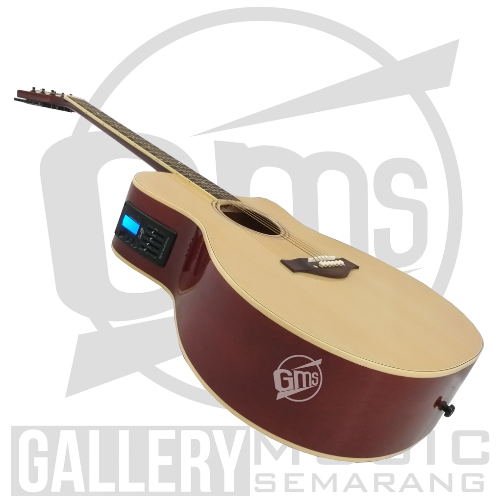 Gitar Akustik Elektrik Taylor Equalizer Tuner Cowboy AW-5 Custom Paket Super Komplit