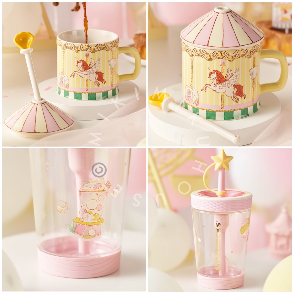 STARBUCKS COFFEE DREAM PARADE CAROUSEL OFFICIAL TUMBLER AIR 2022 SUMMER BALLOON CINA EDITION CHINA S