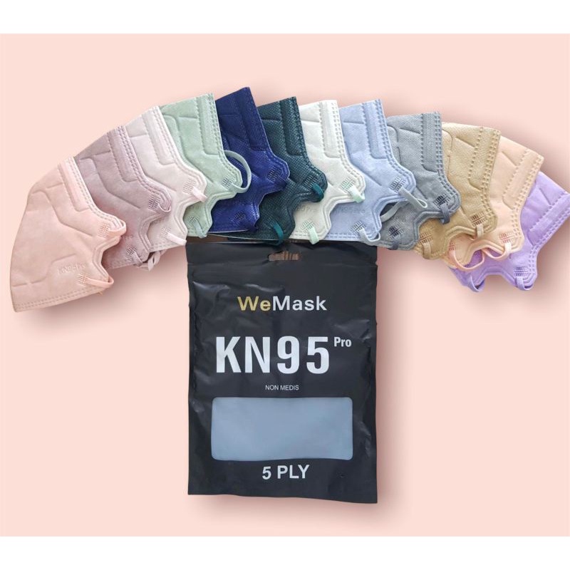 MASKER KN95 PRO WEMASK WEMAZE 5PLY ISI 10 PCS Masker premium Masker We mask Ducbill Careion Mouson Careindo