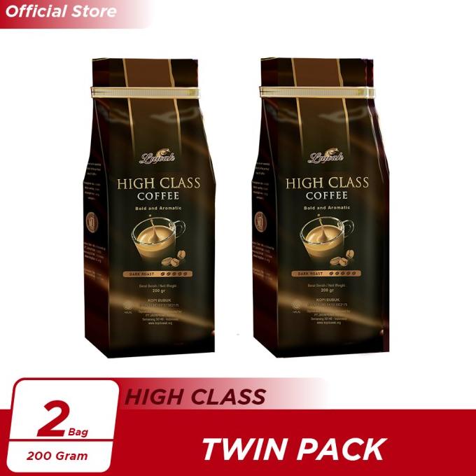 

Kopi Luwak High Class Dark Roast Powder 200Gr Twin Pack