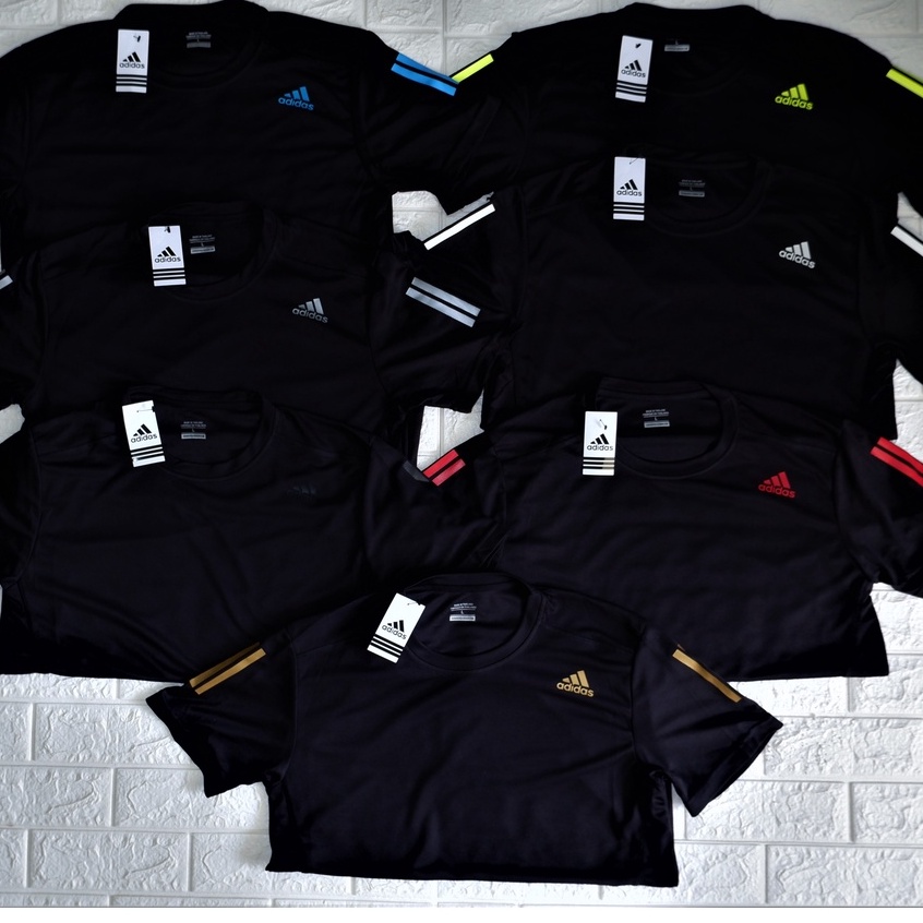 KAOS AD BLACK SERIES TENNIS RUNNING BELADIRI GYM DLL