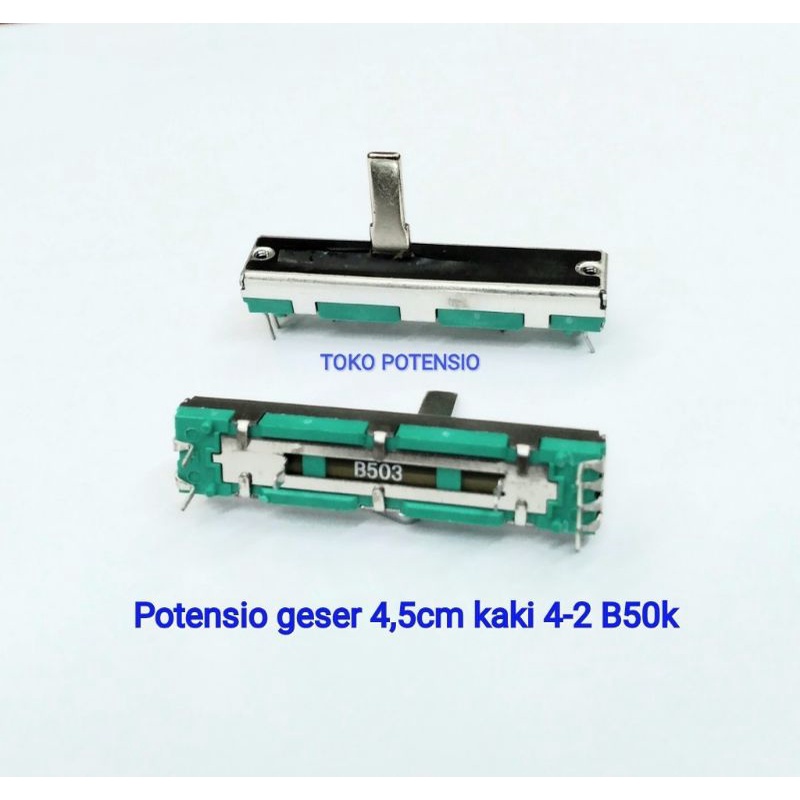 POTENSIO GESER 4,5CM KAKI 4-2 B50K