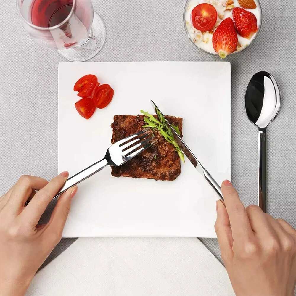 TD-DPR Huohou Perlengkapan Makan Sendok Garpu Pisau Cutlery Set - HU0023