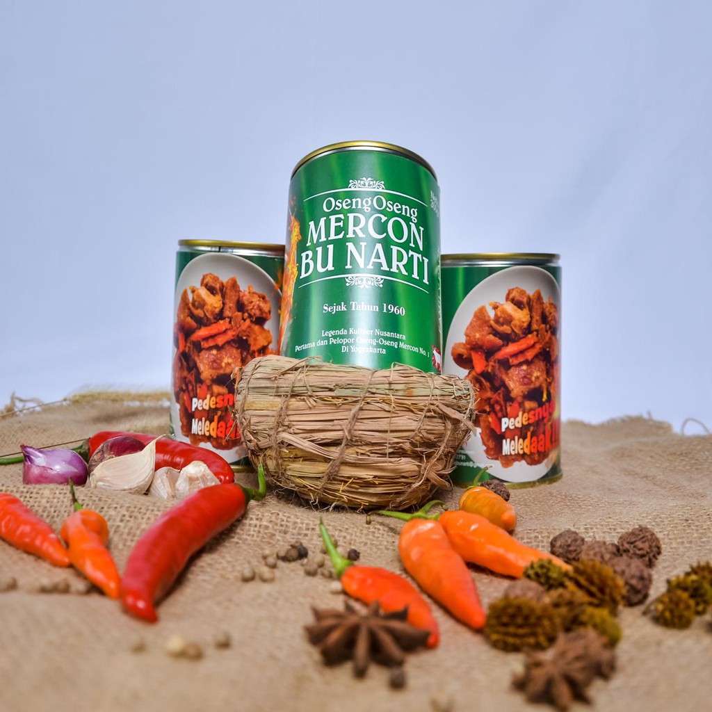 TERMURAH!! OSENG MERCON BU NARTI KALENG ASLI JOGJA (free Bubblewrap dan Kardus)