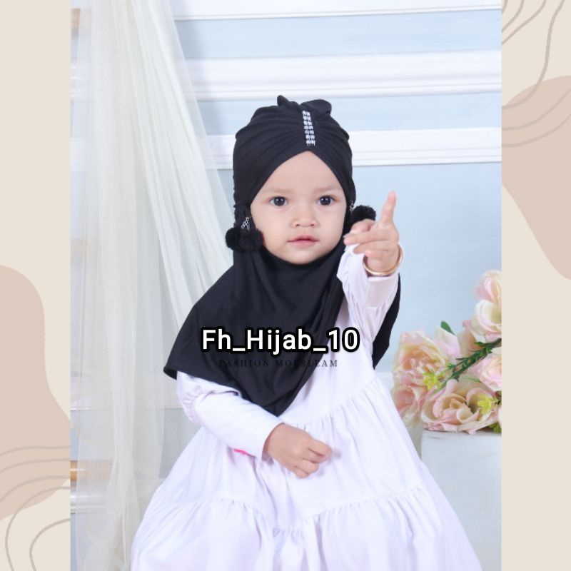 Jilbab Anak Adisya Instan 0-3 Tahun Jersey Ballon Premium |Hijab Bayi Tk Lucu 1-12 Bulan |Kerudung Sekolah Baby Sd 2-6 Perempuan Newborn