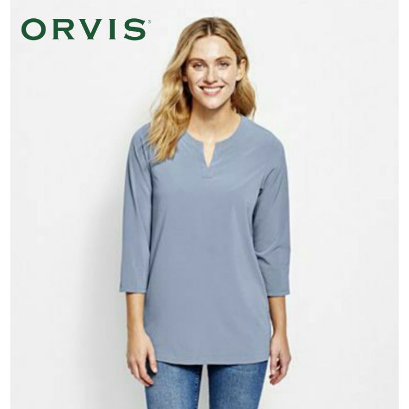 Blouse Orvis Wanita Dewasa(Abu size M,L)(Maroon size L) Original Bagian Saku Ada Zipernya