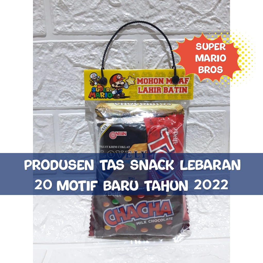 

[ MOTIF MARIO BROS isi 10 pcs ] Tas Plastik Snack Lebaran | Kantong THR Anak Kekinian | Amplop Parcel Lebaran Grosir | Tas Parcel Idul Fitri Anak Karakter kartun lucu