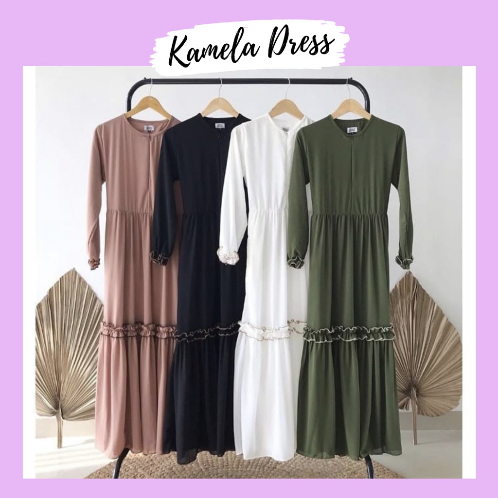 KAMELA DRESS-GAMIS-SYARI-