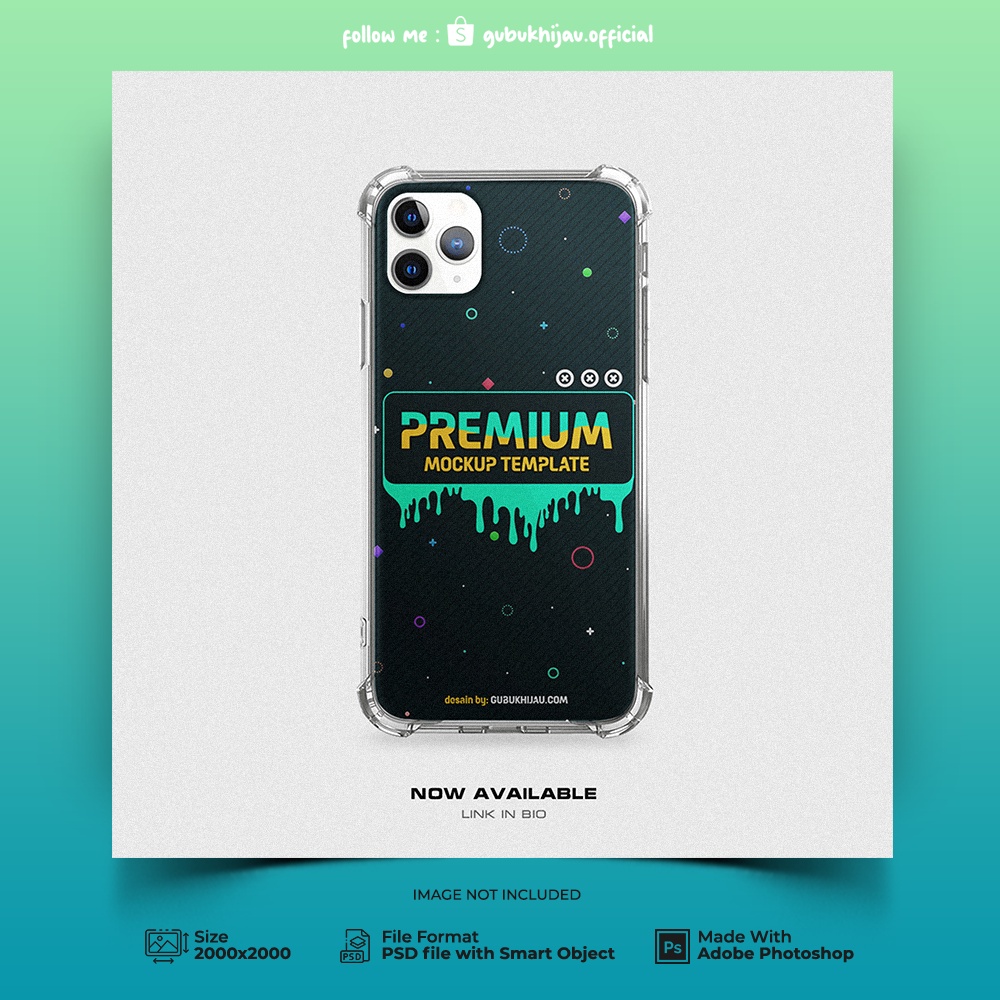 Mockup Custom Case Anticrack iPhone 11