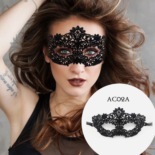 [LIMITED STOK] AKSESORIS SEXY TOPENG PESTA RENDA PARTY MASK LACE HITAM AC02A