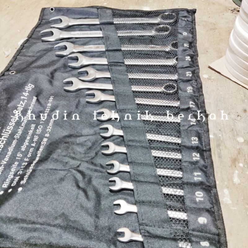 Kunci Pas Ring 1 Set 14 Pcs 8-32mm Sands Germany