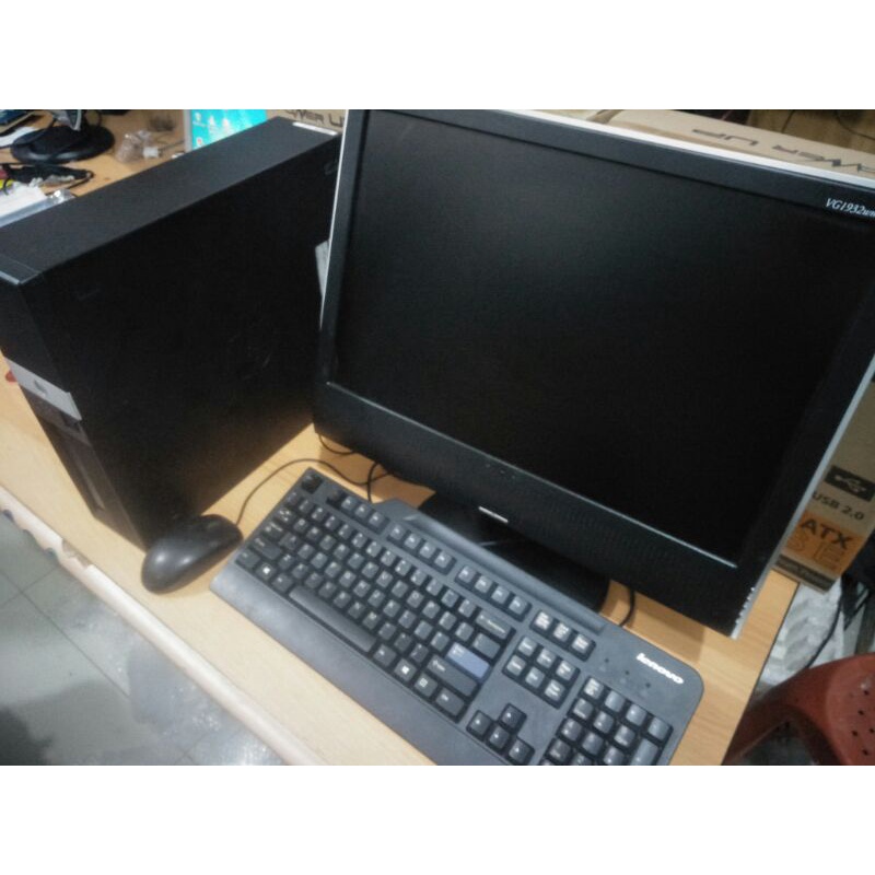 Komputer PC branded Lengkap dgn LCD widescreen intel core i3 mesin kuat berkualitas menawan