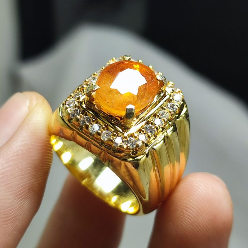 BATU YELLOW SAFIR ASLI NATURAL TOP QUALITY